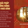 8 giải pháp chống nắng giúp nhà kính mát mẻ